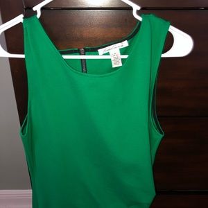 Kenneth Cole ruched dress with zipper on back